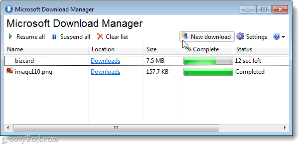 Microsoft Download Manager è uno strumento semplice per il download su connessioni instabili o lente