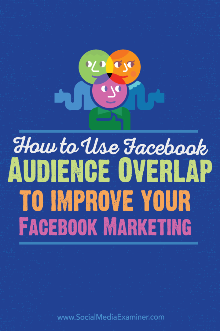 Come utilizzare la sovrapposizione del pubblico di Facebook per migliorare il tuo marketing su Facebook: Social Media Examiner