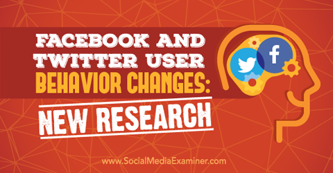 ricerca sul comportamento degli utenti su twitter e facebook