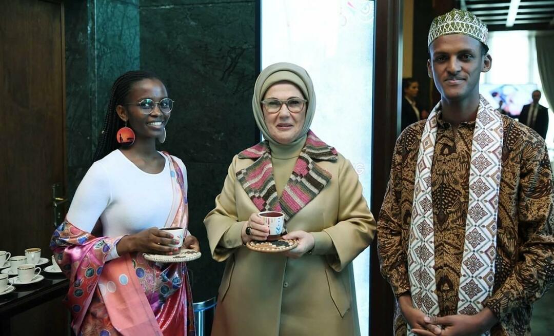 Emine Erdoğan si è unita all'African House Association! Paesi africani che tendono la mano...