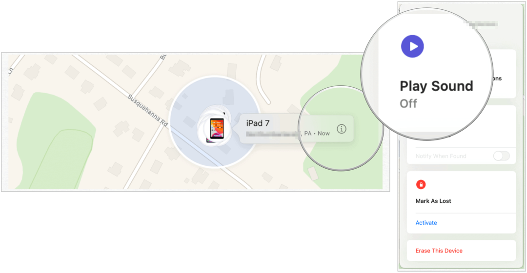Utilizzo di Trova la mia app di Apple su Mac