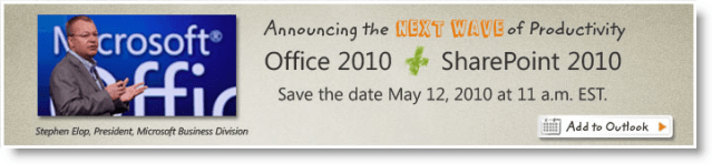 Evento di lancio di Microsoft Office 2010