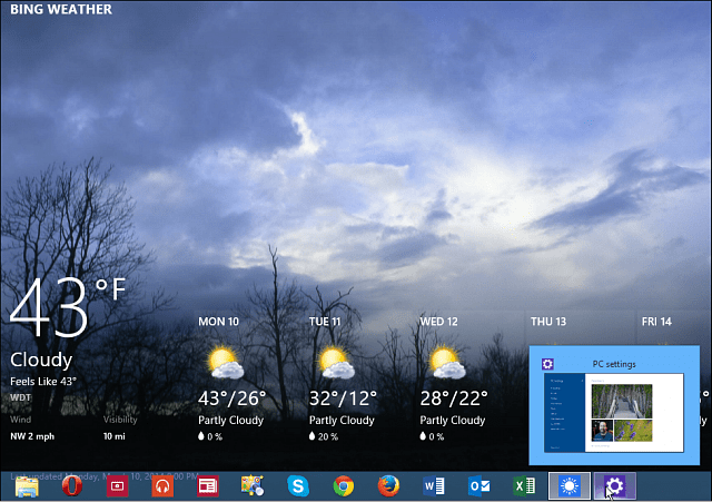 Windows 8.1 Update 1: nuove funzionalità della barra delle applicazioni per le app moderne