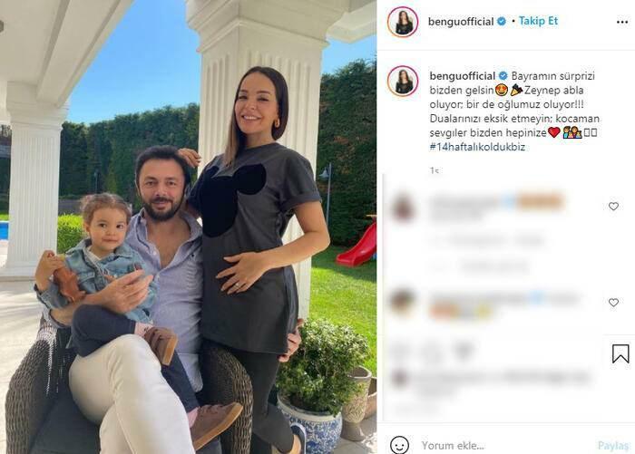 Bengü sta diventando madre per la seconda volta! Bengü ha anche annunciato il sesso del suo bambino!