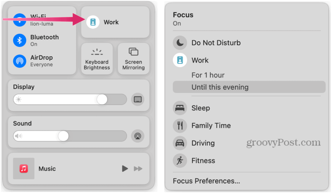 Come utilizzare Apple Focus su Mac per una migliore concentrazione