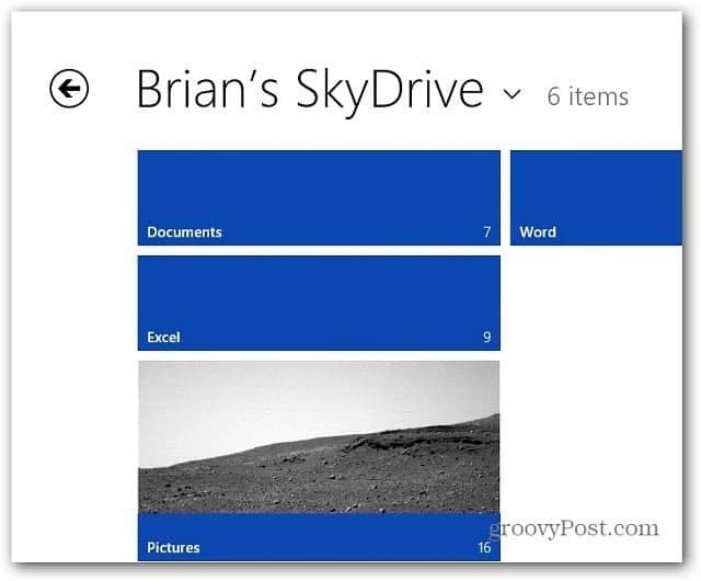 Metro Thumb Visualizza SkyDrive