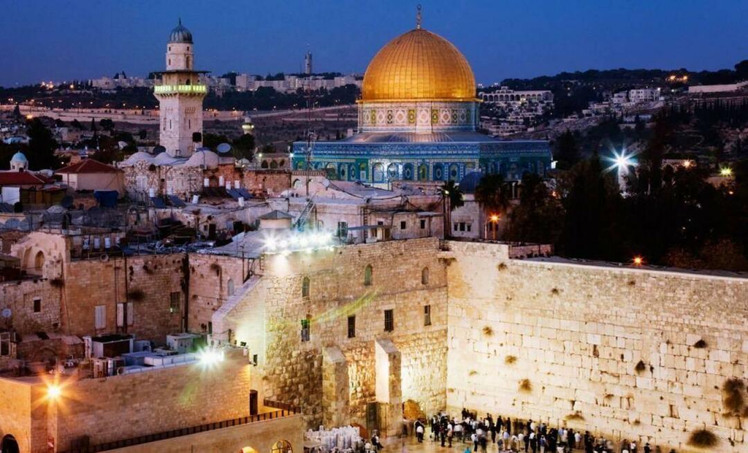 In quali mesi è preferibile visitare Gerusalemme? Perché Gerusalemme è così importante per i musulmani?