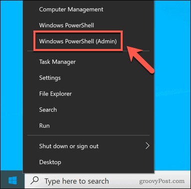 Avvio di una nuova finestra di Windows PowerShell